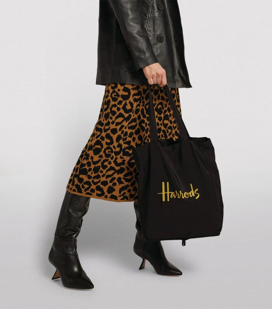 商品Harrods|Recycled Glitter London and Logo Pocket Shopper Bag (Set of 2),价格¥295,第5张图片详细描述