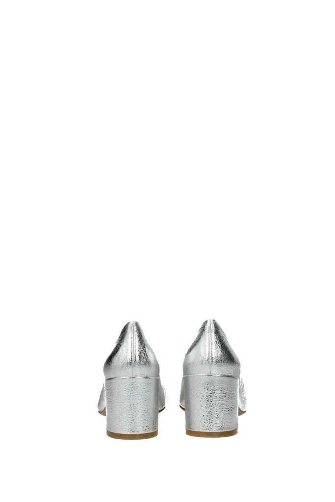 商品Salvatore Ferragamo|Pumps garda Leather Silver,价格¥2041,第5张图片详细描述