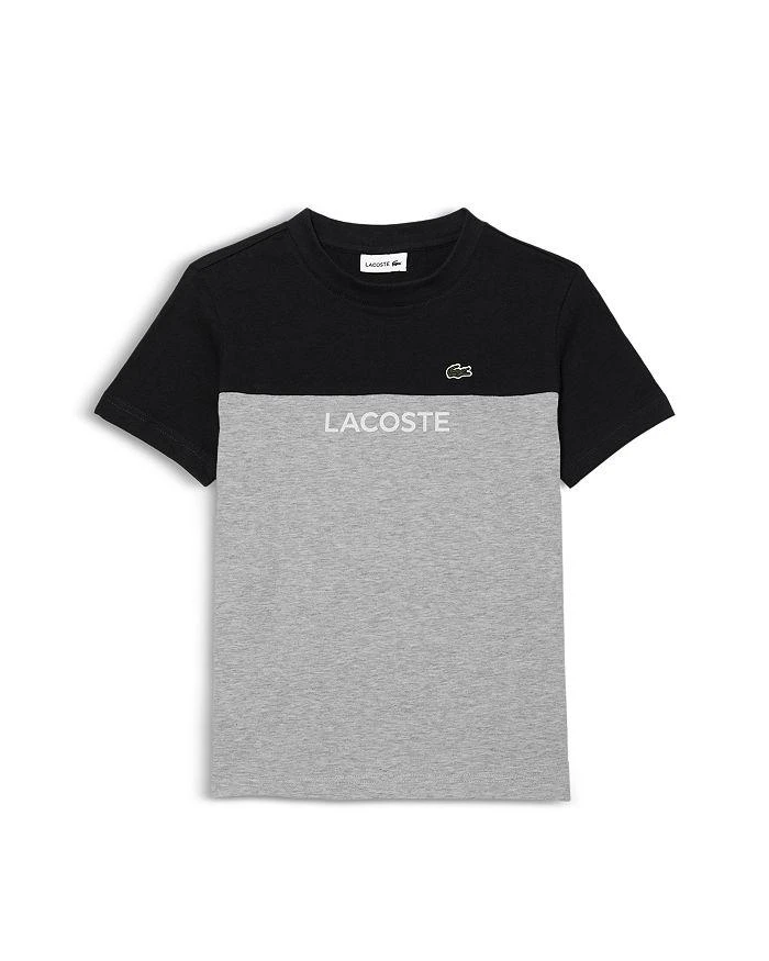 商品Lacoste|Boys' Color Blocked Organic Cotton Tee - Little Kid, Big Kid,价格¥253,第1张图片
