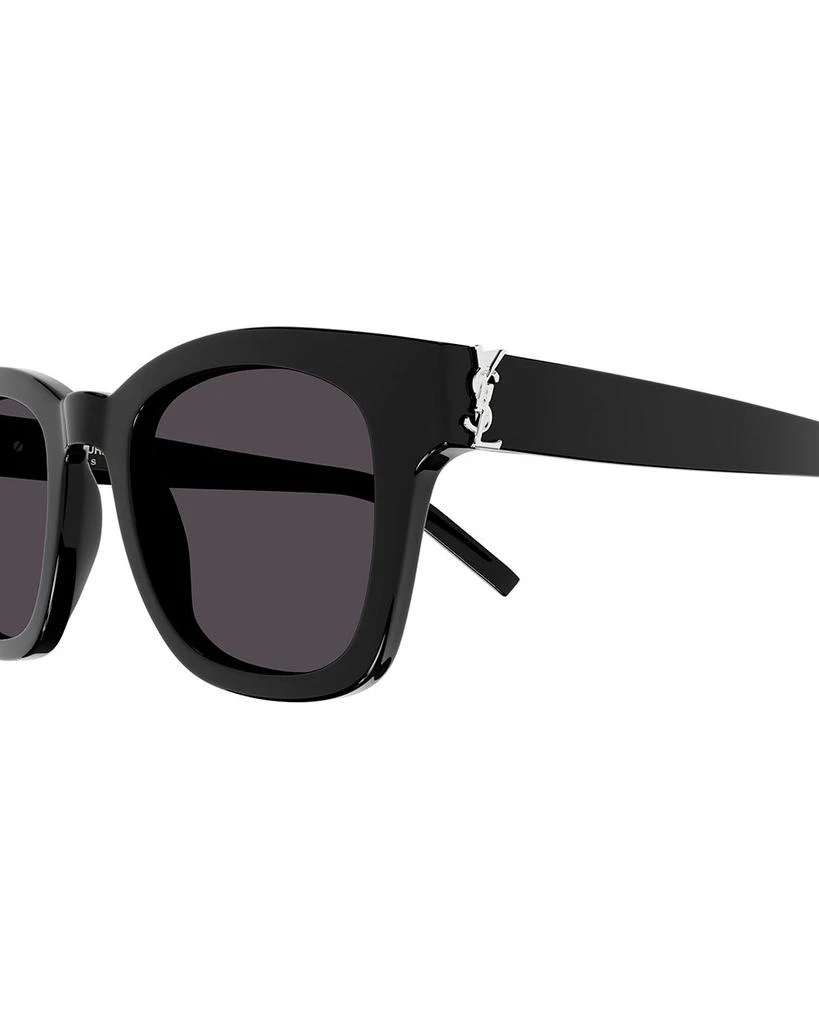 SL M124 Monogram Hinge Square Sunglasses, 49mm 商品