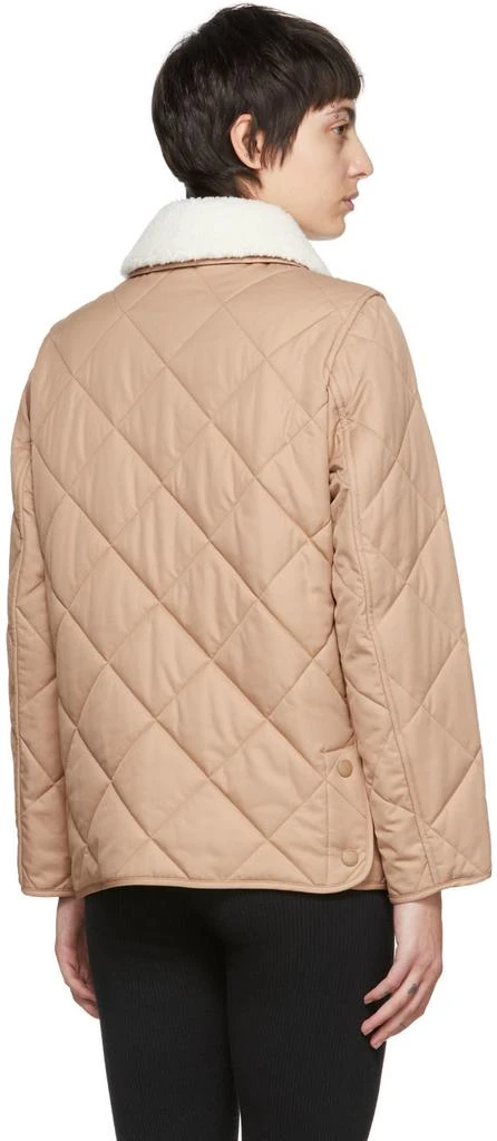 商品Burberry|Beige Diamond Quilted Jacket,价格¥17322,第3张图片详细描述