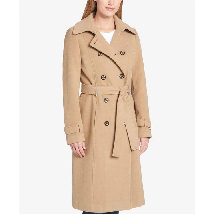 商品Tommy Hilfiger|Wool-Blend Trenchcoat,价格¥963,第1张图片