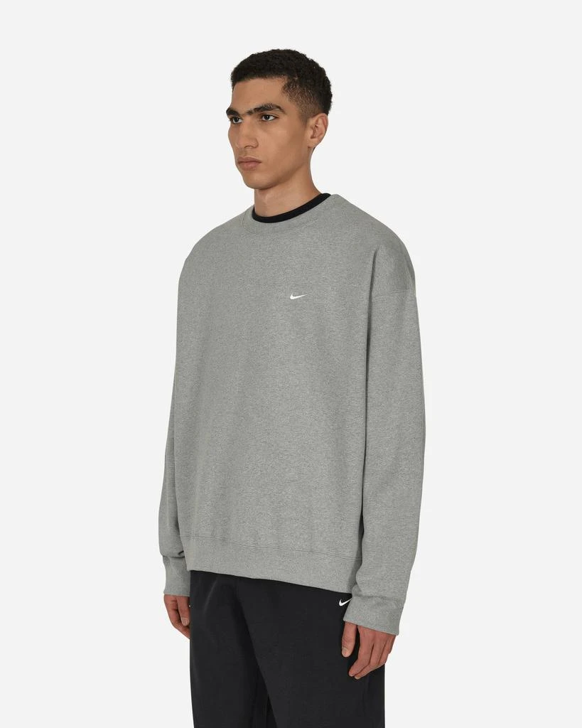 商品NIKE|Solo Swoosh Crewneck Sweatshirt Grey,价格¥629,第2张图片详细描述