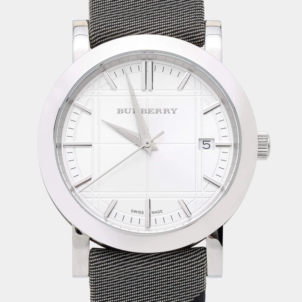 商品[二手商品] Burberry|Burberry Silver Stainless Steel Heritage Nova Check BU1378 Women's Wristwatch 38 mm,价格¥2583,��第3张图片详细描述