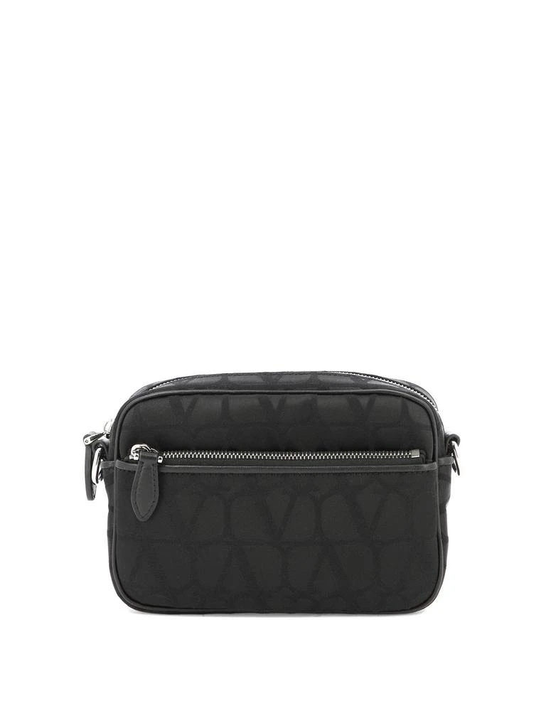 商品Valentino|Crossbody Bag In Toile Iconographe Technical Fabric Crossbody Bags Black,价格¥3971,第1张图片