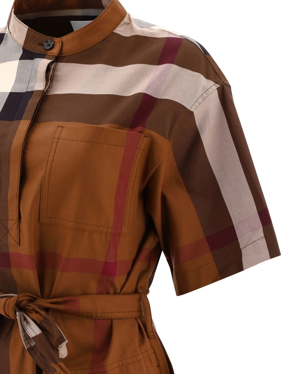 商品【商品预售7天】 Burberry|Burberry 女士连衣裙 8071109-0 棕色,价格¥3934,第5张图片详细描述