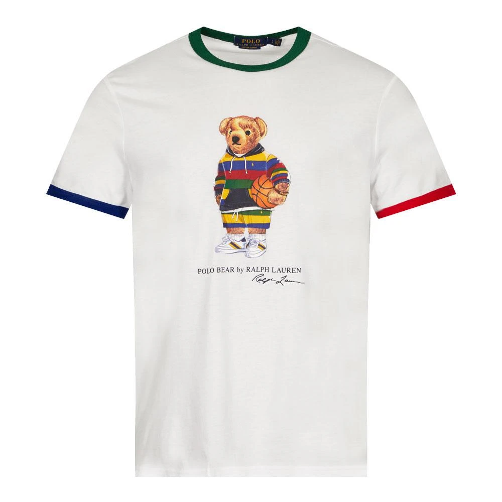 商品Ralph Lauren|Ralph Lauren Active Bear T-Shirt - White,价格¥613,第1张图片