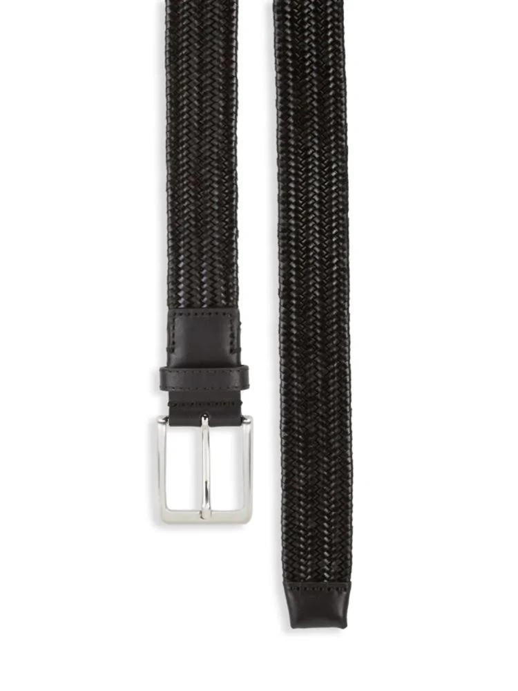 商品Saks Fifth Avenue|Basket Weave Leather Belt,价格¥320,第2张图片详细描述