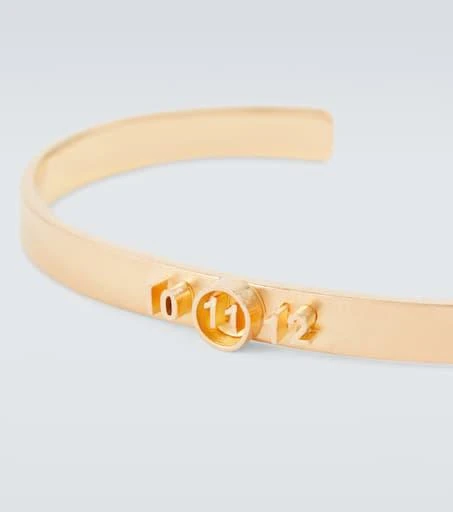 商品MAISON MARGIELA|Logo镀金银手镯,价格¥3366,第3张图片详细描述