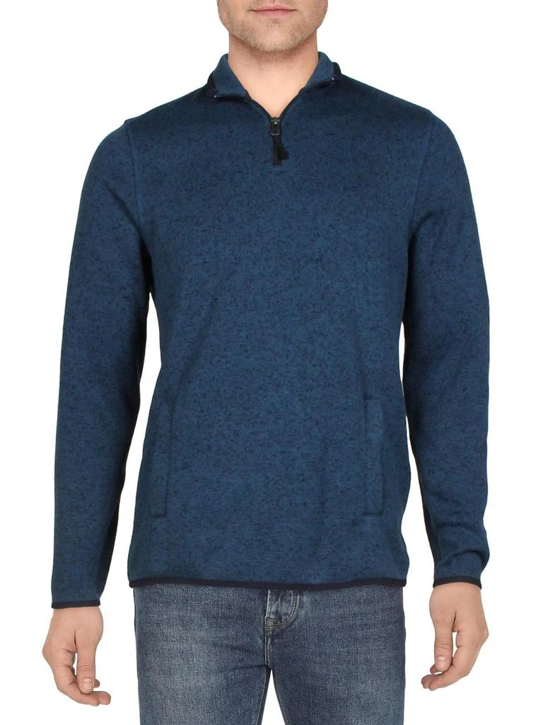 商品Club Room|Mens 1/2 Zip Mock Neck Pullover Sweater,价格¥163,第1张图片
