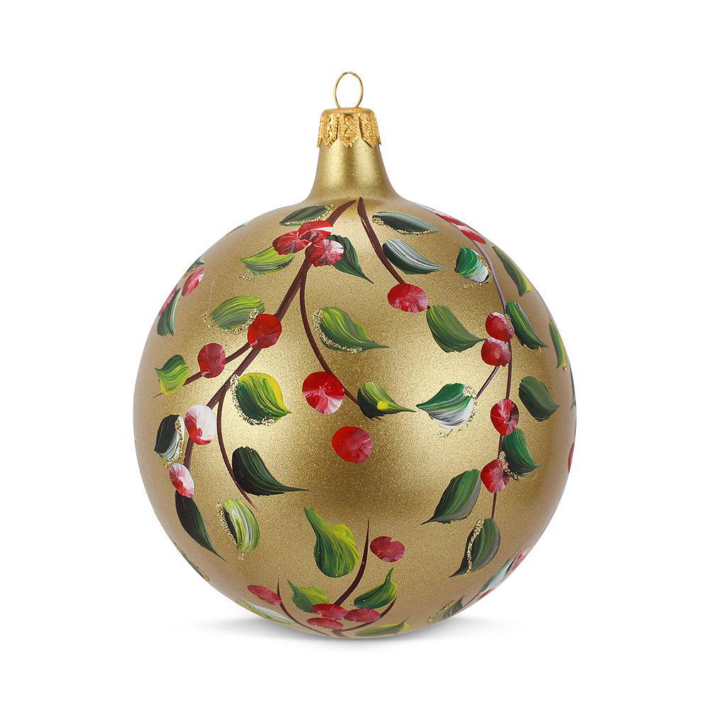 Cranberry Glass Ornament商品第1张图片规格展示