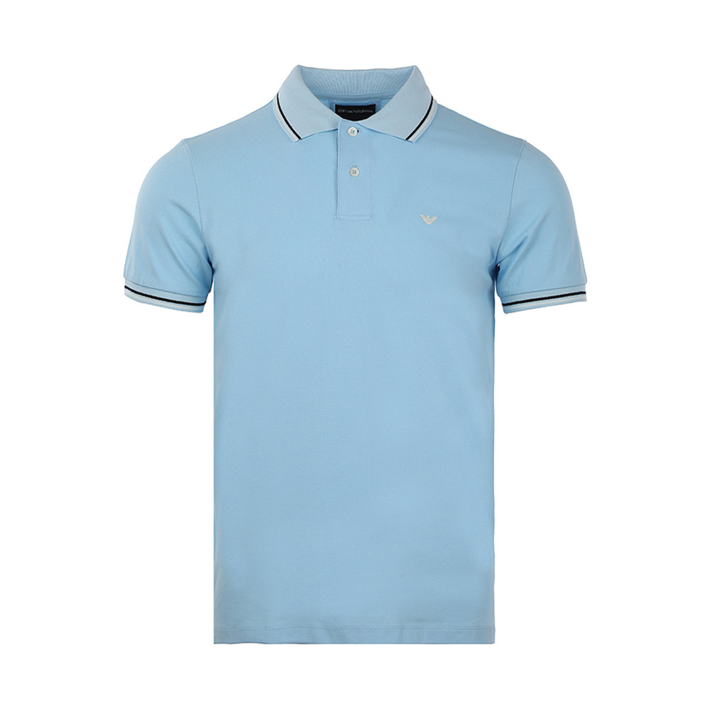 商品Emporio Armani|EMPORIO ARMANI 男浅蓝短袖T恤 8N1FB3-1JPTZ-0781,价格¥665,第1张图片