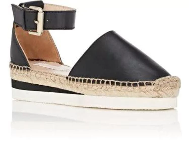 商品See by Chloé|Leather Espadrille Sandals,价格¥737,第2张图片详细描述