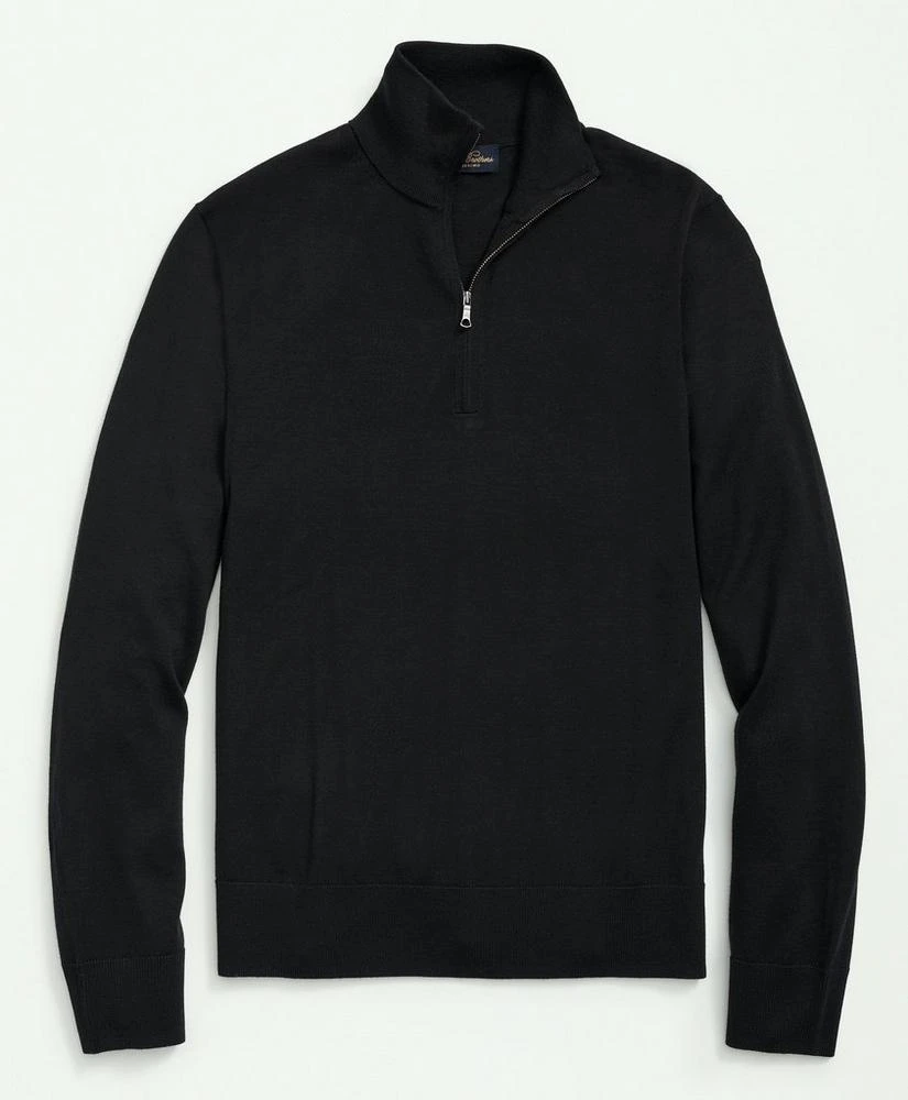 商品Brooks Brothers|Fine Merino Wool Half-Zip Sweater,价格¥916,第1张图片