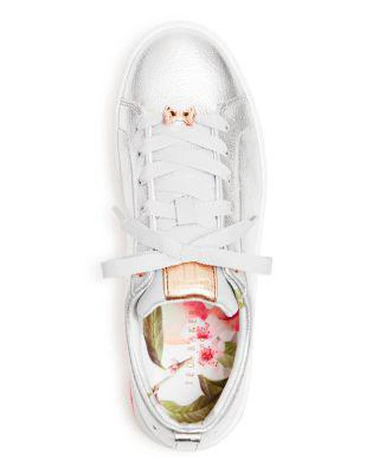 商品Ted Baker London|Women's Kelleip Leather Lace Up Platform Sneakers,价格¥718,第3张图片详细描述