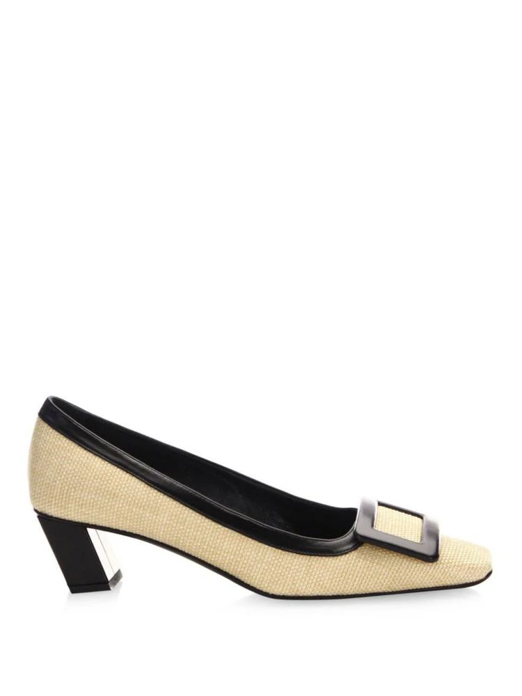 商品Roger Vivier|Belle Straw Pumps,价格¥5751,第5张图片详细描述