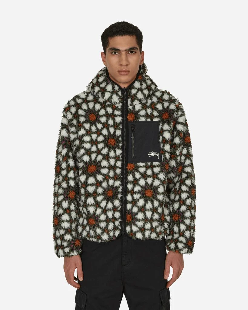 商品STUSSY|Pattern Sherpa Jacket White,价格¥1508,第1张图片