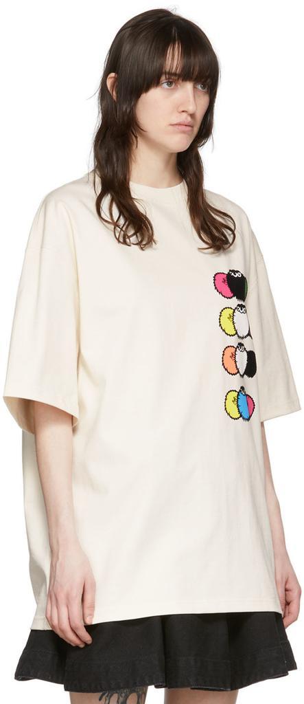 商品We11done|Off-White Cotton T-Shirt,价格¥1167,第4张图片详细描述