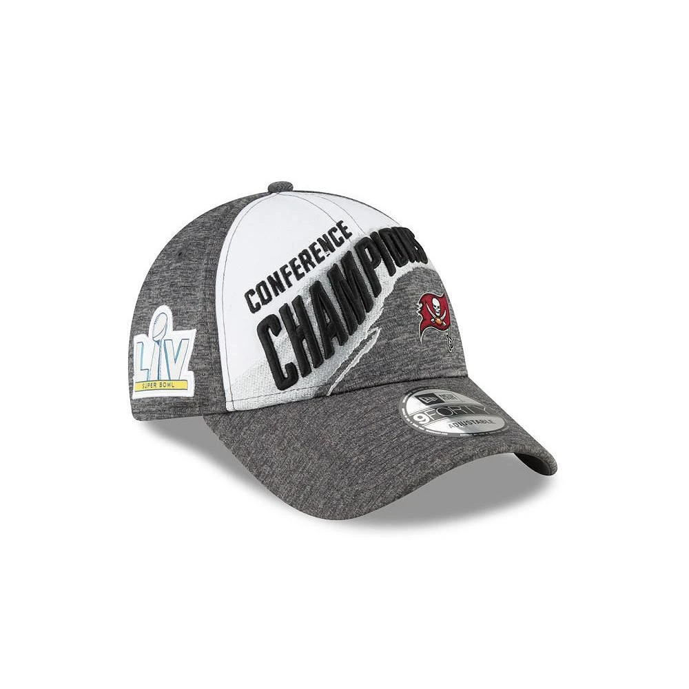 商品New Era|Tampa Bay Buccaneers Super Bowl LV Conference Champ Locker Room 9FORTY Cap,价格¥262,第2张图片详细描述