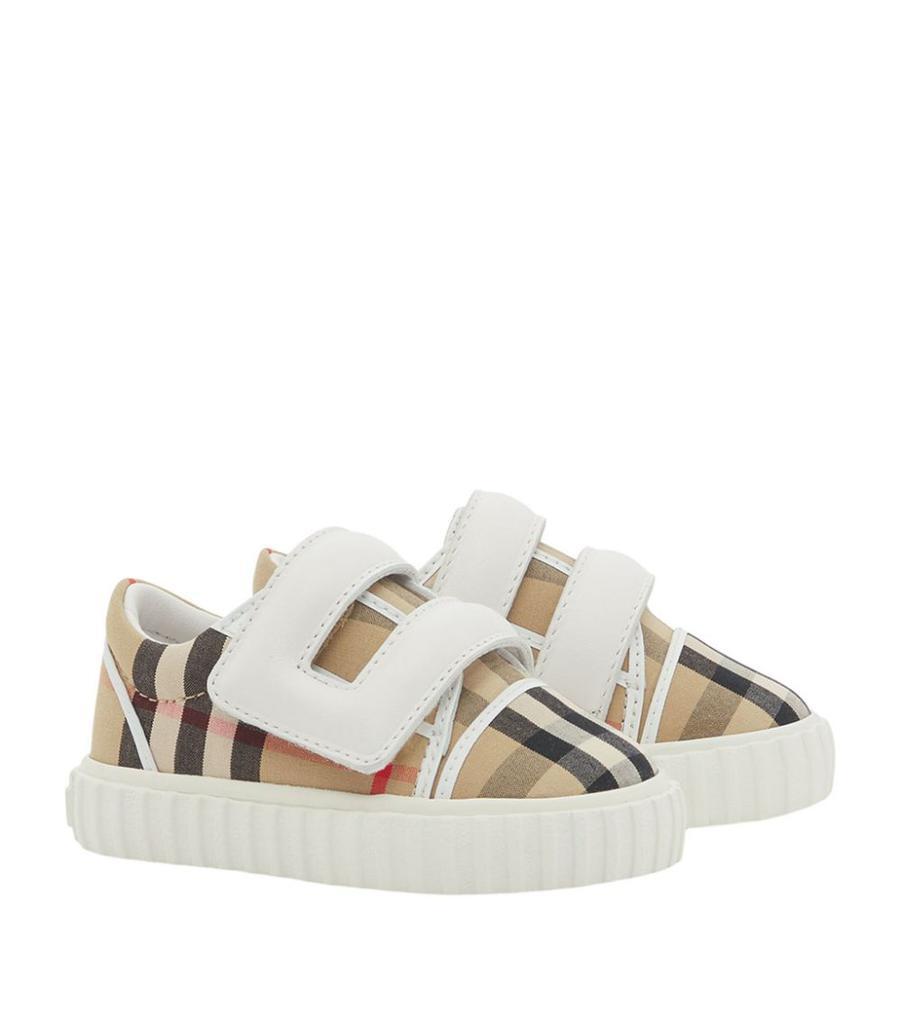 商品Burberry|Vintage Check Sneakers,价格¥2091,第1张图片