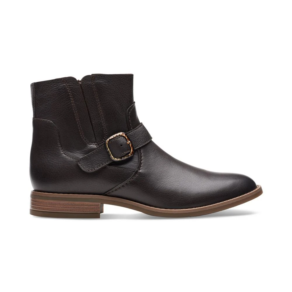 商品Clarks|Women's Camzin Loop Buckled Booties,价格¥213,第2张图片详细描述