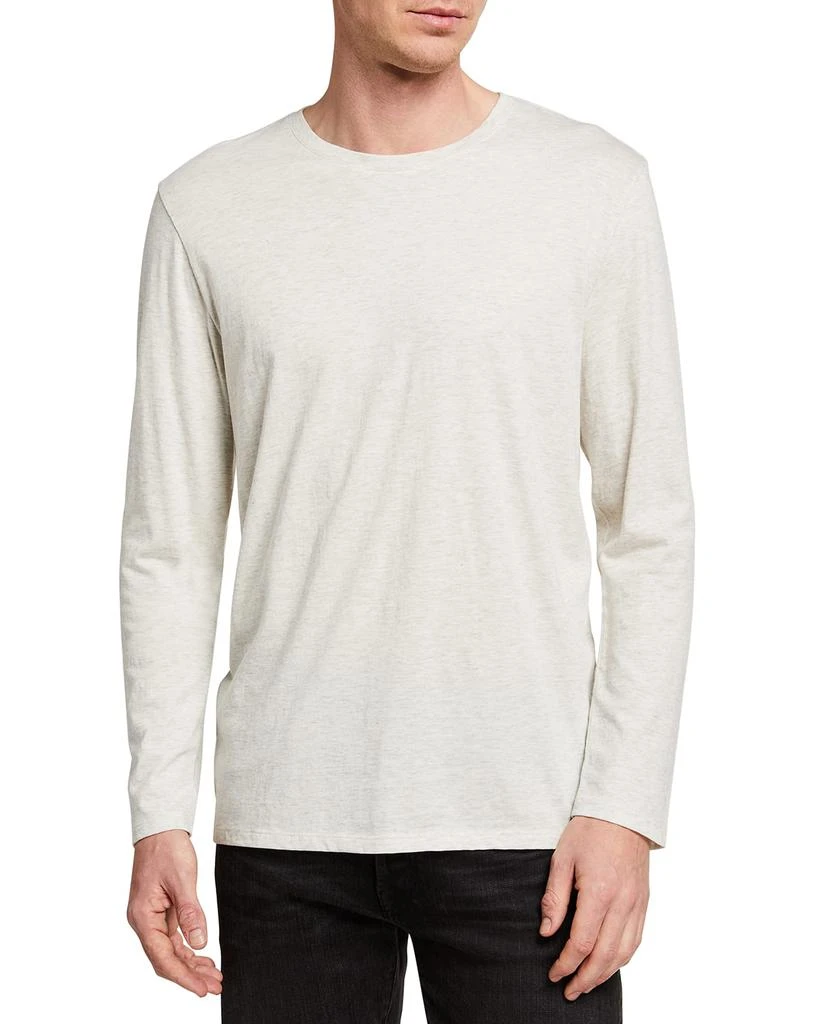 商品Vince|Men's Pima Jersey Long-Sleeve Crew T-Shirt,价格¥580,第1张图片