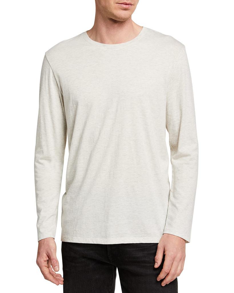 商品Vince|Men's Pima Jersey Long-Sleeve Crew T-Shirt,价格¥537,第1张图片