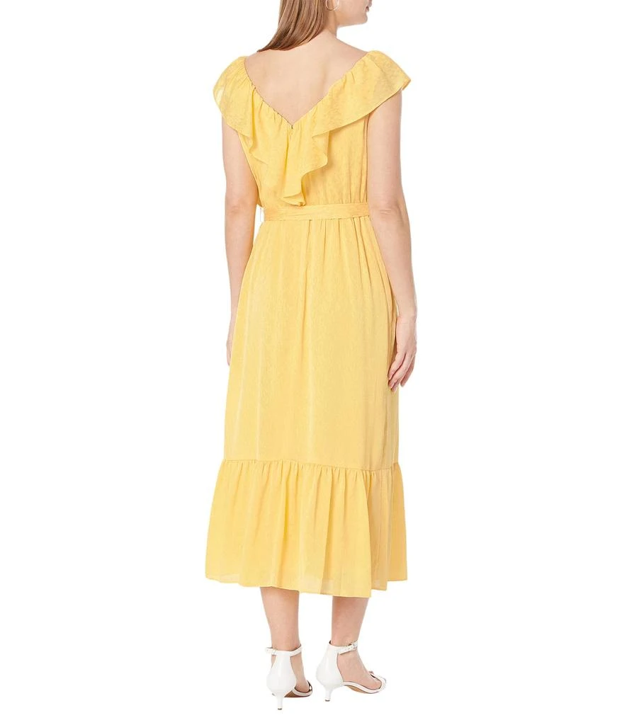 商品DKNY|Sleeveless V-Neck Ruffled Dress,价格¥368,第2张图片详细描述