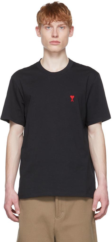 商品AMI|Black Ami De Cœur T-Shirt,价格¥807,第1张图片