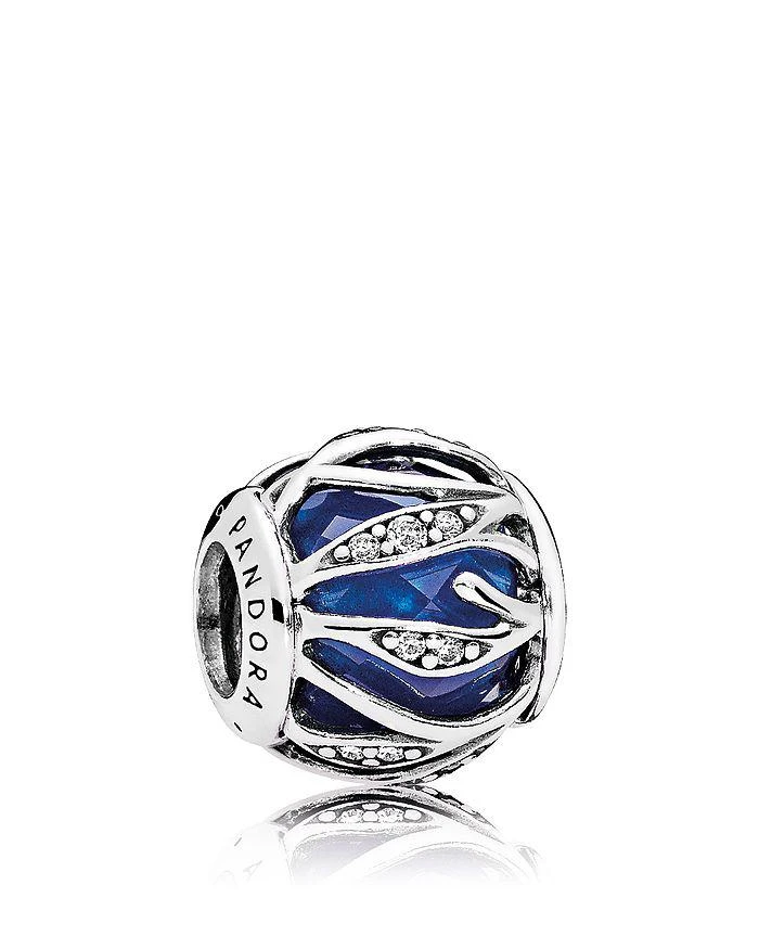 商品PANDORA|Charm - Sterling Silver, Cubic Zirconia & Enamel Nature's Radiance,价格¥556,第1张图片