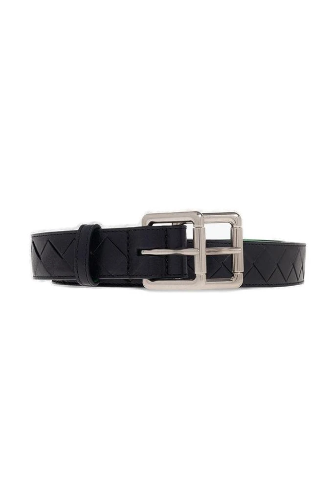 商品Bottega Veneta|Bottega Veneta Intrecciato Double Buckle Belt,价格¥4261,第1张图片