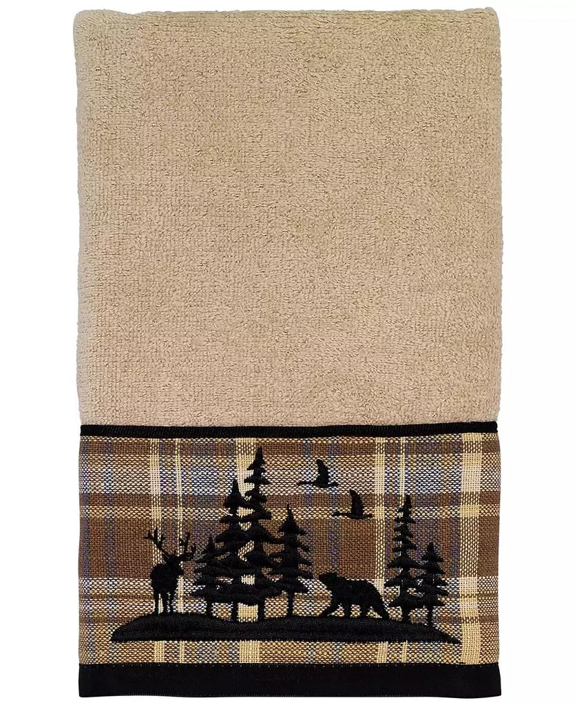 商品Avanti|Woodville Plaid Bordered Cotton Hand Towel, 16" x 30",价格¥97,第1张图片