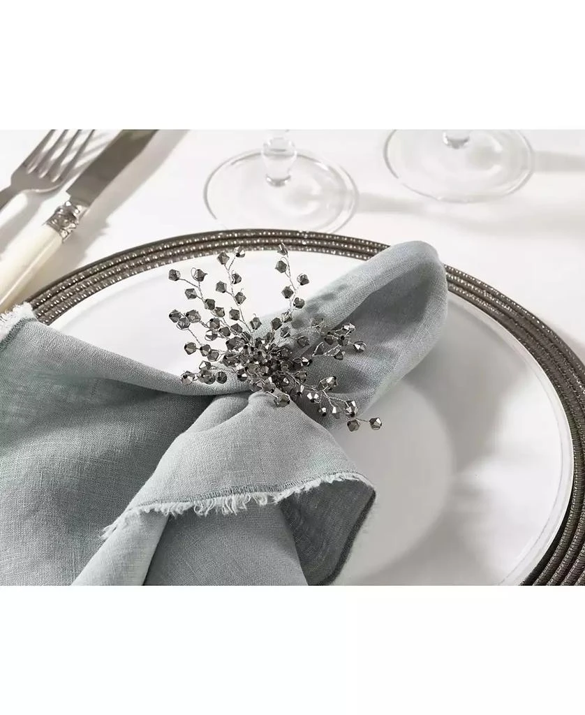 商品Saro Lifestyle|Napkin Ring Collection Beaded Napkin Ring, Set of 4,价格¥128,第2张图片详细描述