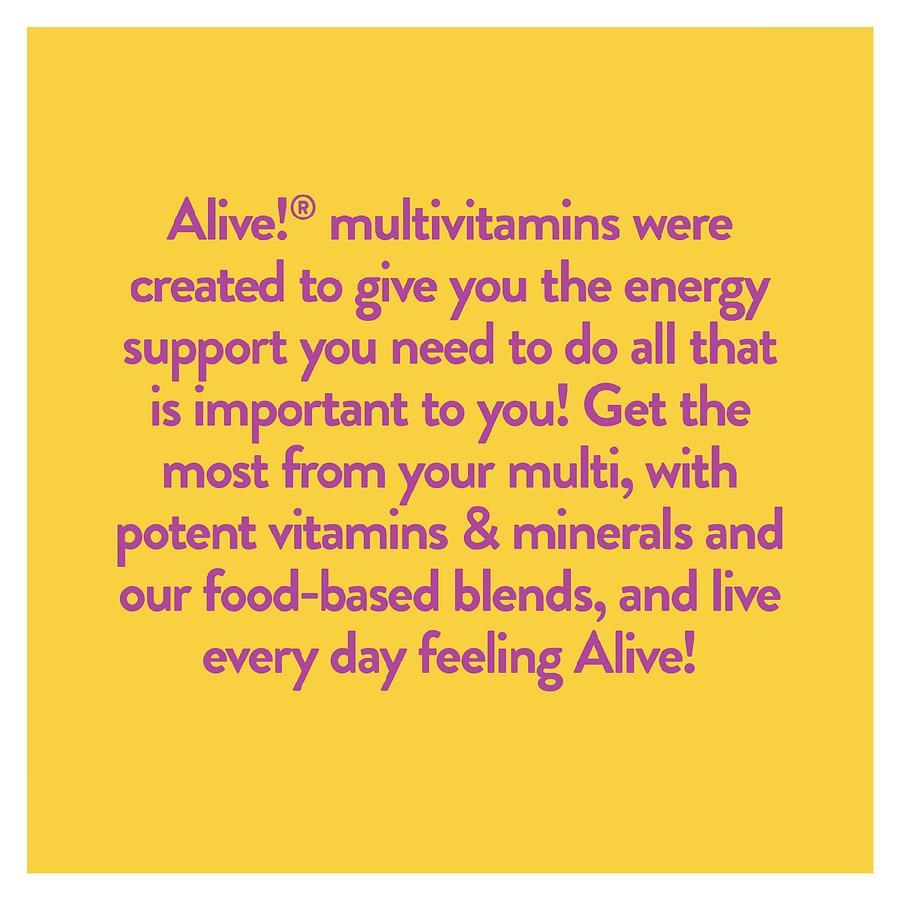 商品Nature's Way|Alive! Women's Energy Multi-Vitamin Tablets,价格¥86,第4张图片详细描述