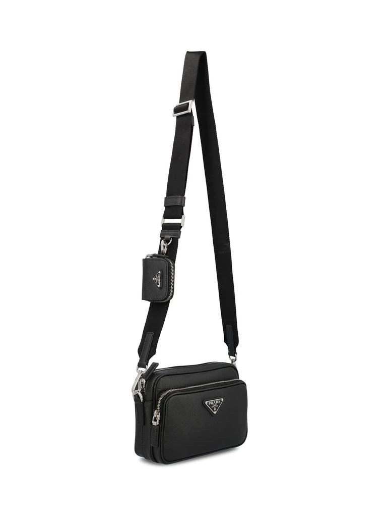 商品Prada|Prada Triangle-Logo Zipped Shoulder Bag,价格¥19230,第3张图片详细描述