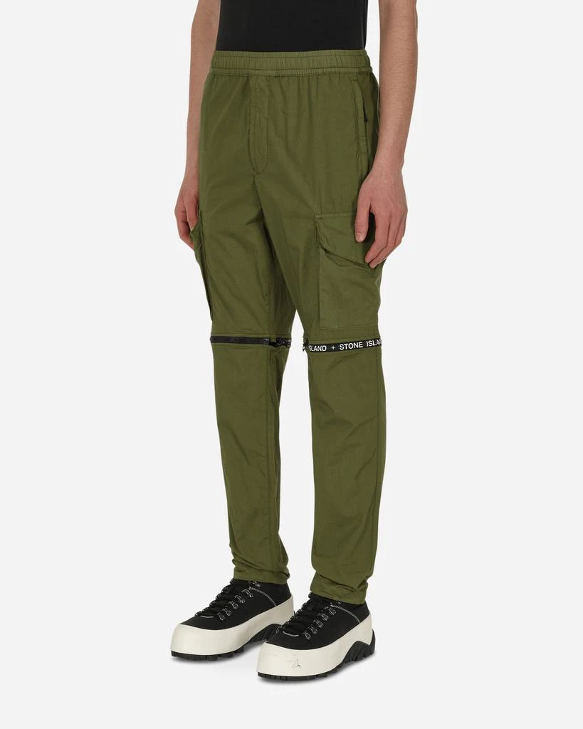 商品Stone Island|Cupro Nylon-TC Cargo Pants Green,价格¥1308,第2张图片详细描述