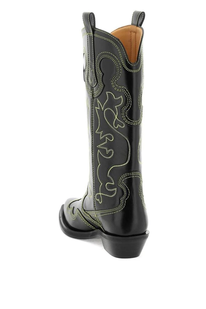 商品Ganni|Embroidered western boots,价格¥2566,第2张图片详细描述