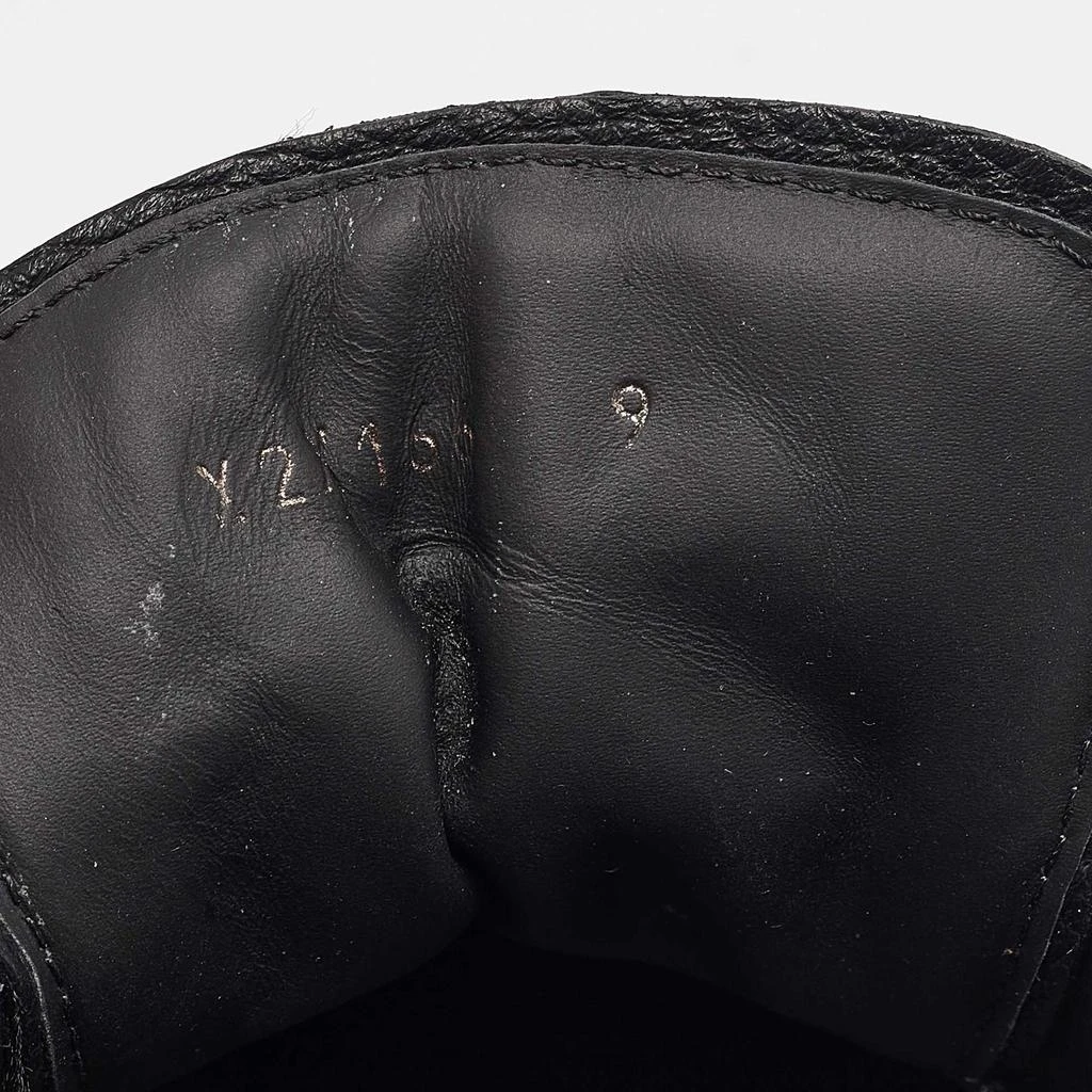 Giorgio Armani Black Leather Lace Up Sneakers Size 43 商品