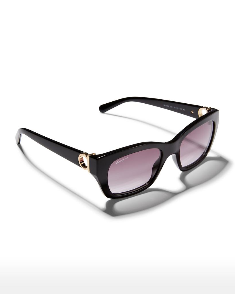 Rectangular Bio-Injected Plastic Sunglasses商品第1张图片规格展示