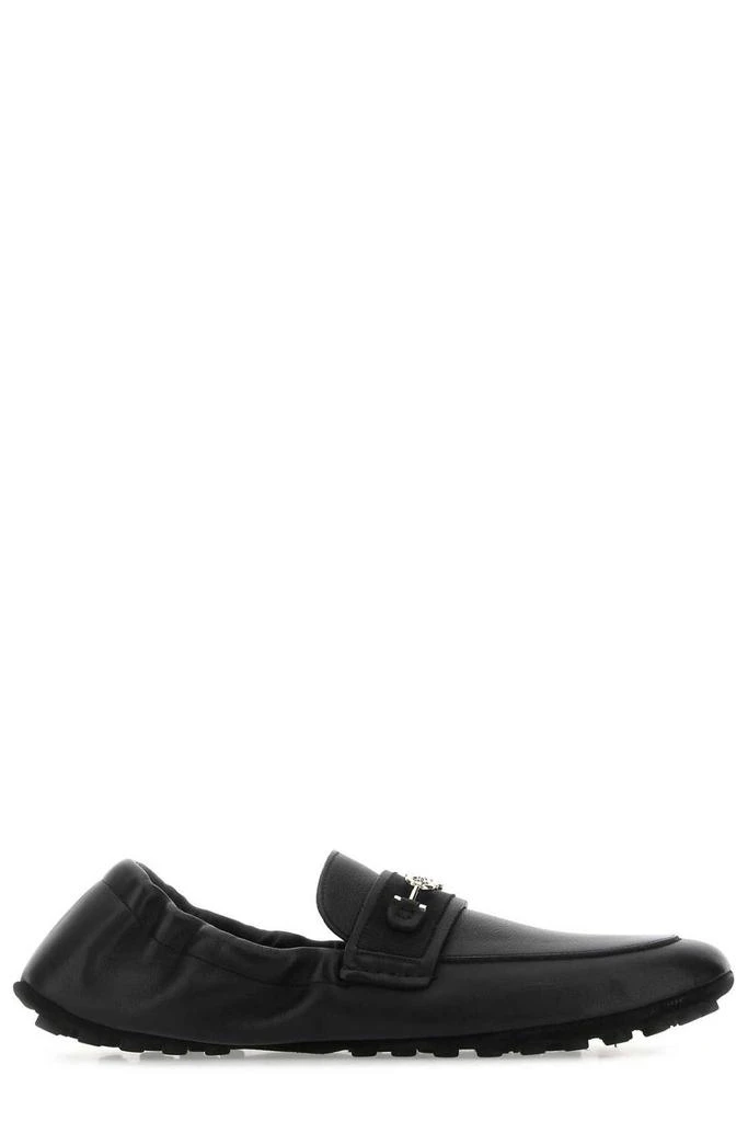 商品Salvatore Ferragamo|Salvatore Ferragamo Gancini Logo-Plaque Elastic Loafers,价格¥2456,第1张图片