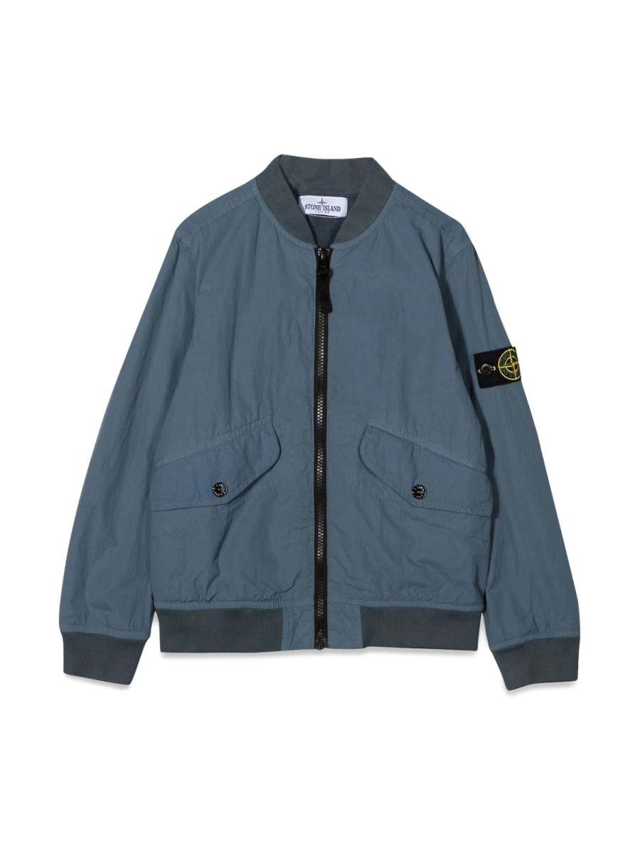 商品Stone Island|Stone Island 男童卫衣 761640430KV0046 蓝色,价格¥1196,第1张图片