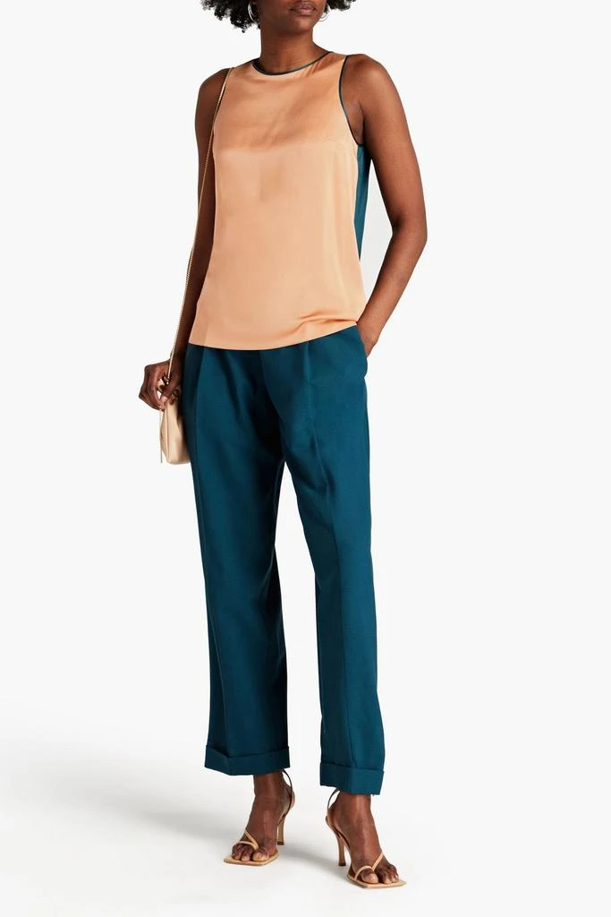 商品ROKSANDA|Two-tone silk-satin top,价格¥1398,第4张图片详细描述