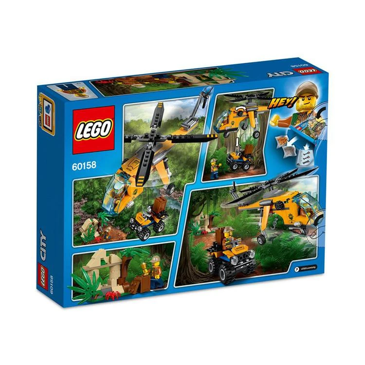 商品LEGO|City 201-Pc. Jungle Cargo Helicopter Set,价格¥149,第3张图片详细描述