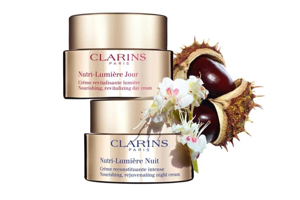 商品Clarins|Clarins 娇韵诗 靓肤滋养保湿日晚霜套装,价格¥1908,第2张图片详细描述