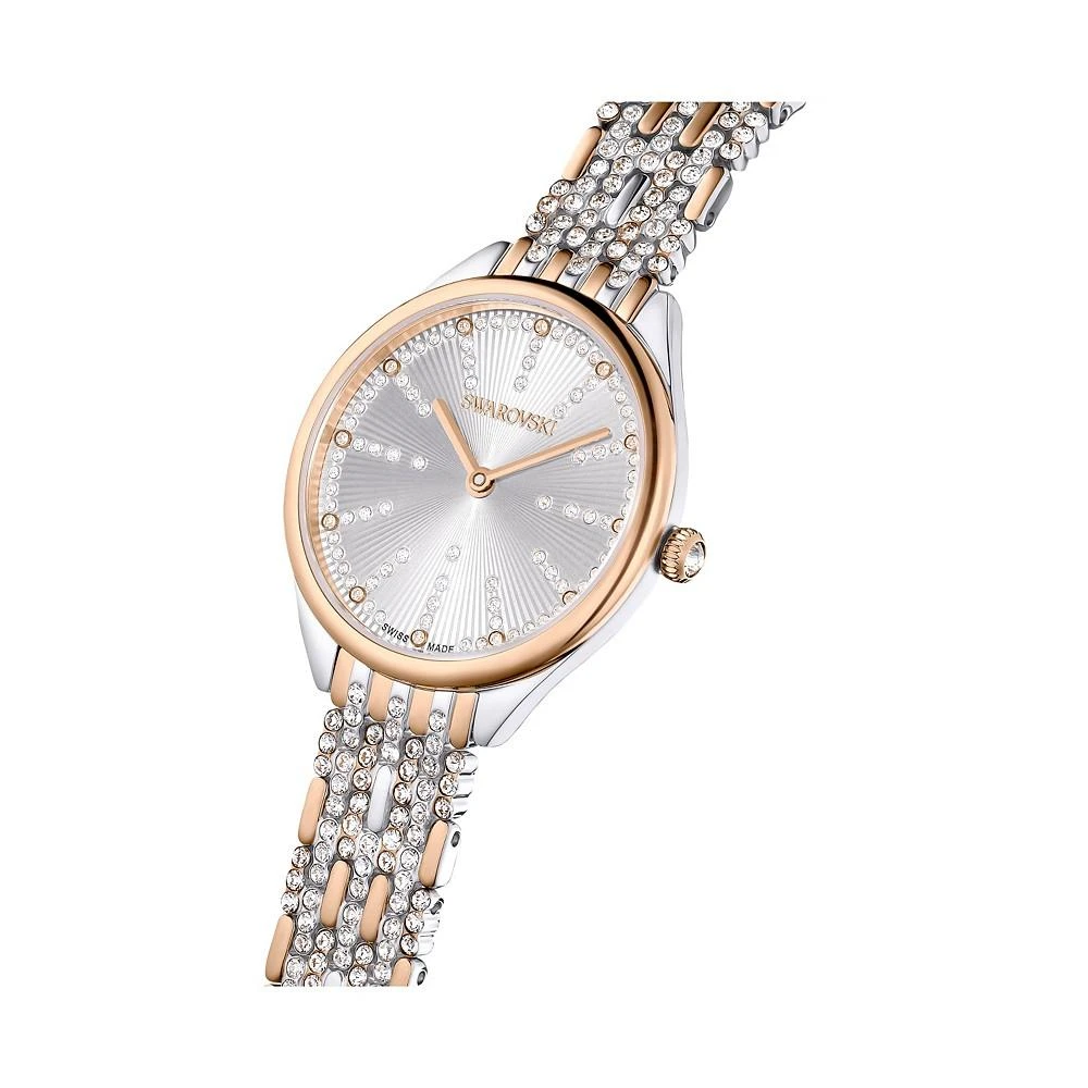 商品Swarovski|Women's Quartz Attract Mixed Metal Watch, Swiss Made 30mm,价格¥2862,第4张图片详细描述