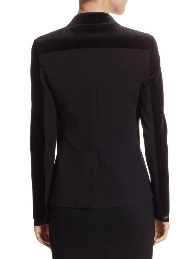 商品Akris|Akris Velvet Jersey Jacket,价格¥4307,第2张图片详细描述