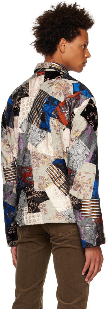Multicolor Patchwork Jacket商品第3张图片规格展示