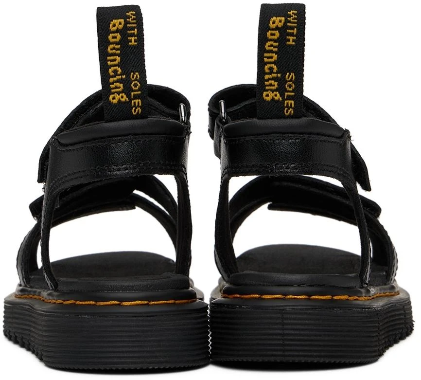 商品Dr. Martens|Kids Black Klaire Big Kids Sandals,价格¥590,第2张图片详细描述