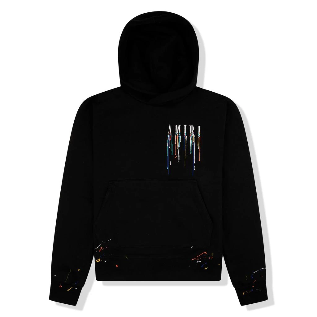 商品AMIRI|Amiri Paint Drip Black Hoodie,价格¥7273,第1张图片