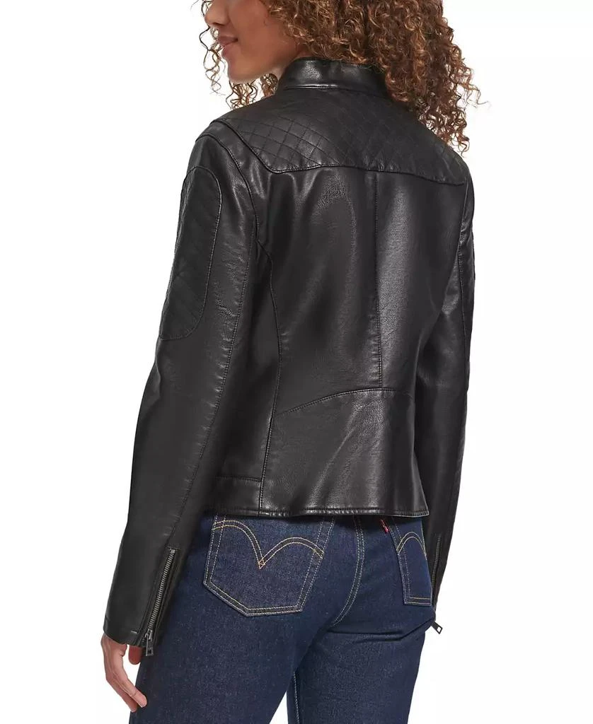 商品Levi's|Women's Faux Leather Biker Jacket,价格¥596,第2张图片详细描述